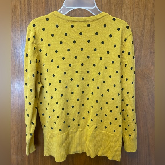 Premise Mustard Polka Dot Cardigan - Picture 5 of 5
